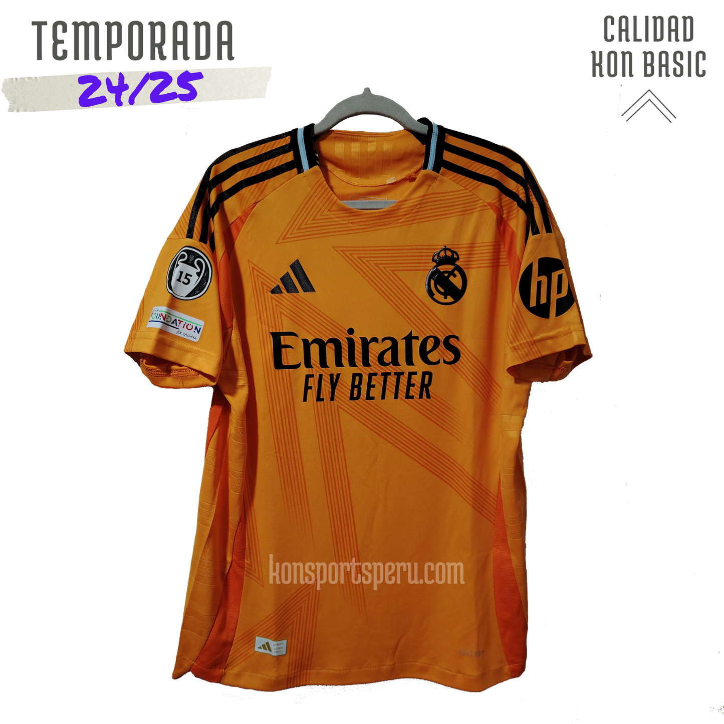 Camiseta Real Madrid Visita 24/25 Calidad Estándar