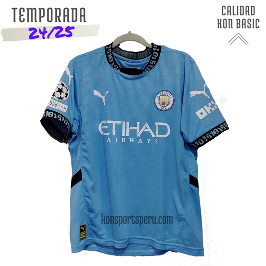 Camiseta Manchester City Local 24/25 Calidad Estándar