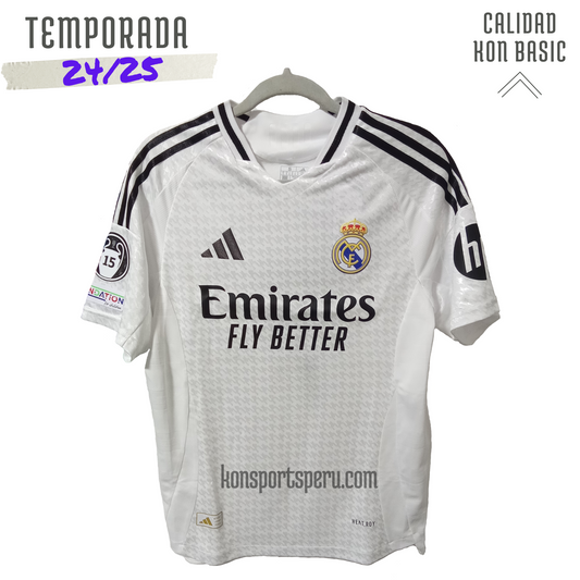 Camiseta Real Madrid Local 24/25 Calidad Estándar