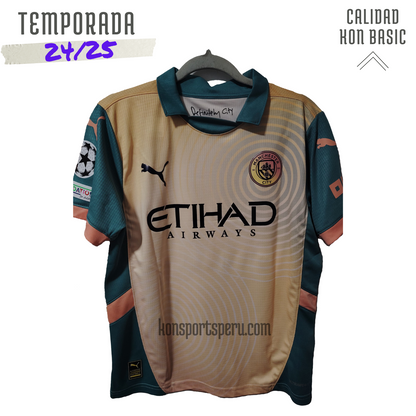 Camiseta Manchester City OASIS 24/25 Calidad Estándar